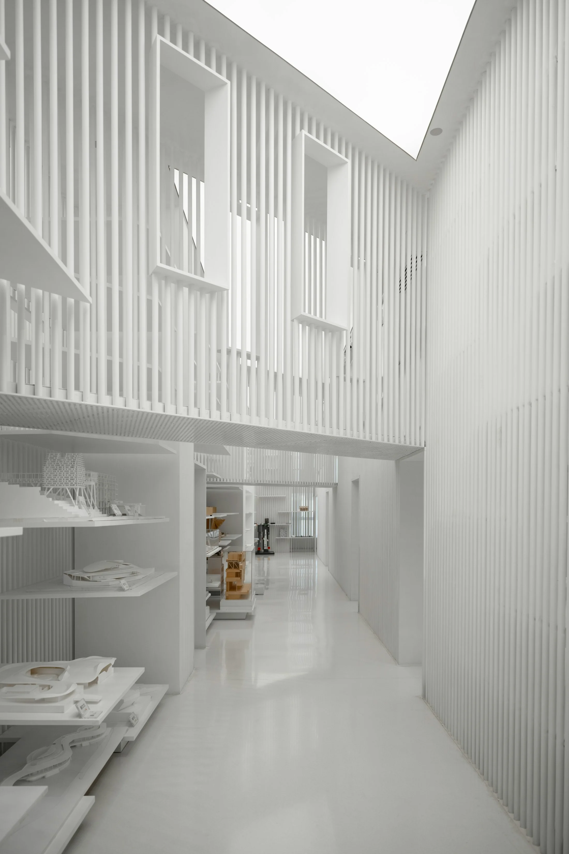 Minimal facade in soft daylight