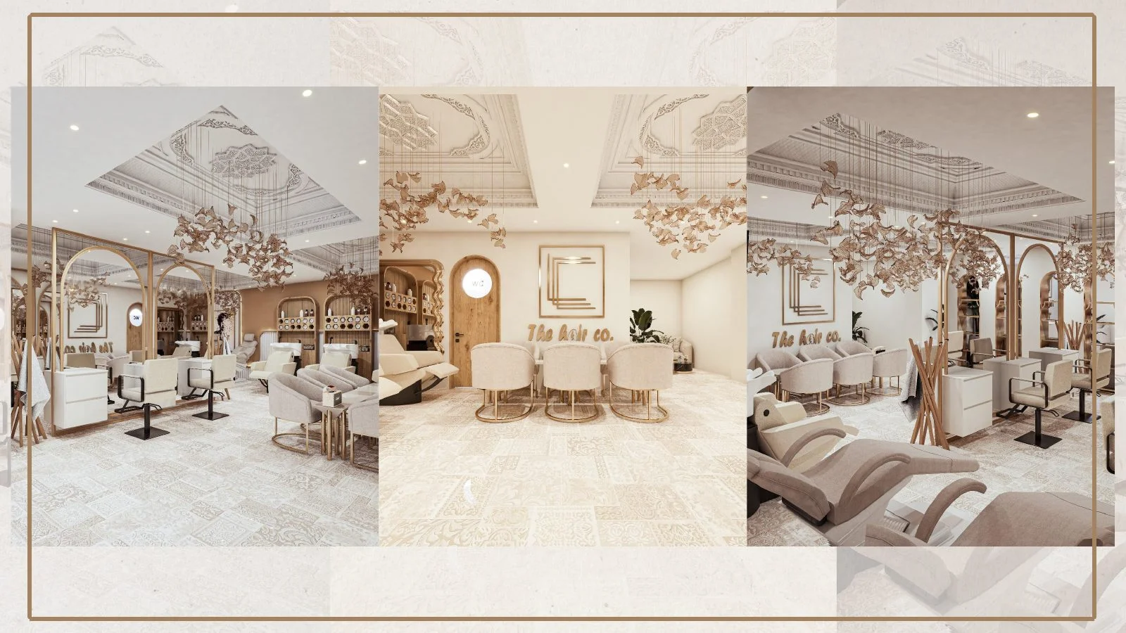 The Hair Co. salon renders